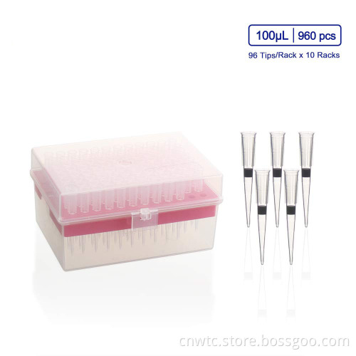 Disposable Pipette Tips: 200ul, 1000ul Universal Type Blue Yellow with Filter